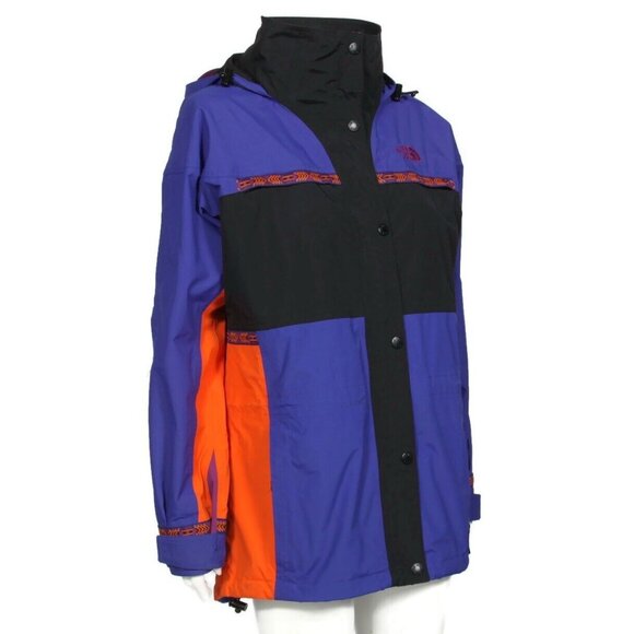 The North Face 92’ Rage Retro Aztec Trim Purple Orange Jacket Women sz M /488 - Picture 4 of 11